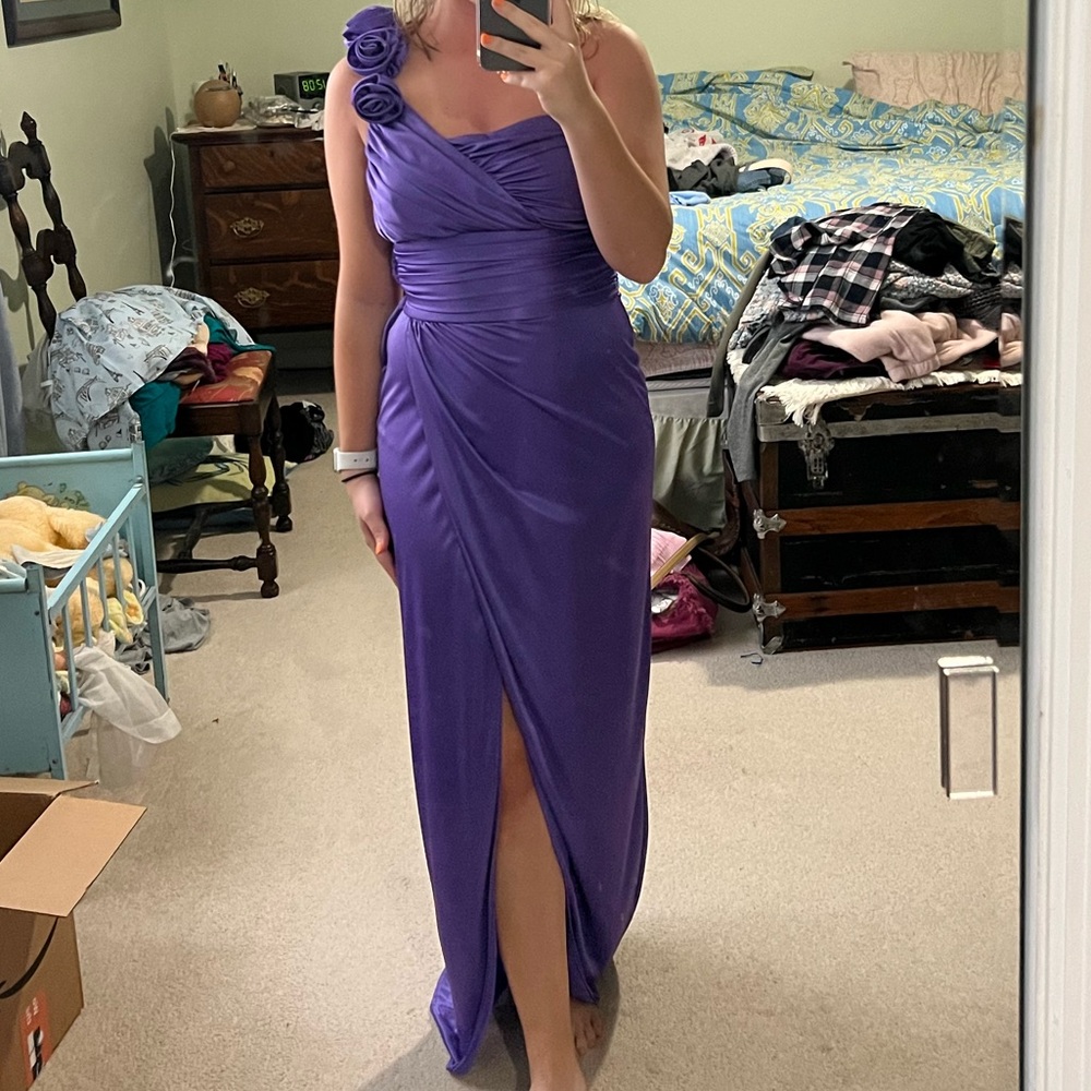 Purple Masquerade size 7/8 Formal Dress